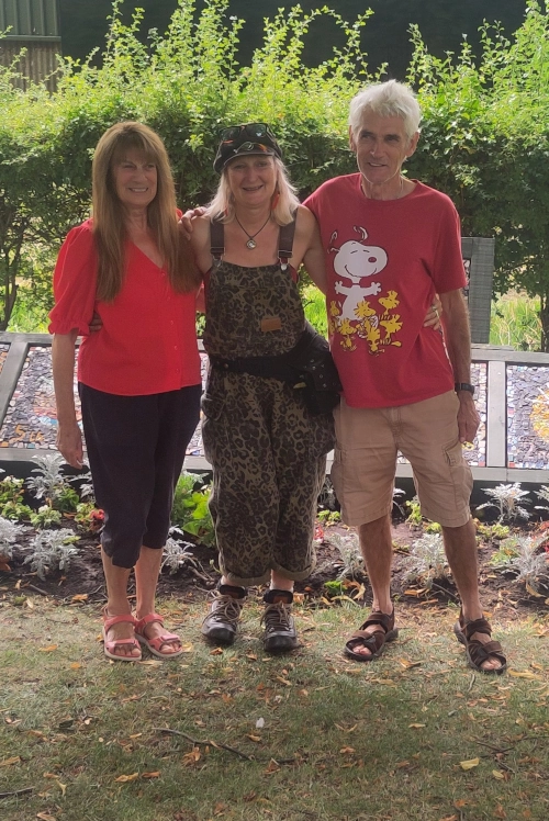 Marie, Carolyn, and Chris