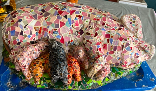 Sow & Piglets by Jaqueline Wright